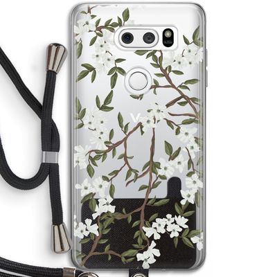 Blossoming spring: LG V30 Transparant Hoesje met koord