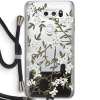Blossoming spring: LG V30 Transparant Hoesje met koord