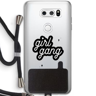Girl Gang: LG V30 Transparant Hoesje met koord