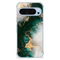Anti-Shock Hoesje voor Google Pixel 9 | 9 Pro Marmer Groen