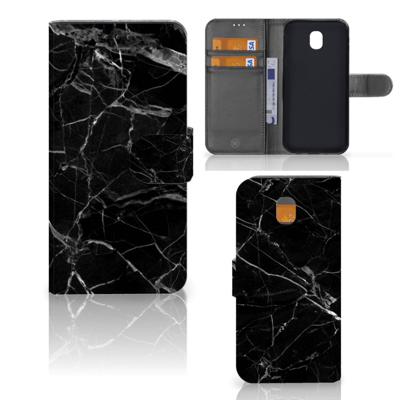 Samsung Galaxy J5 2017 | Bookcase | Marmer Zwart - Origineel Cadeau Vader