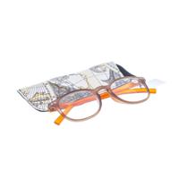 Pharmaglasses Leesbril Comp. +2.50 Brown/orange