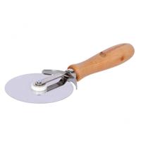 Pizza, koekjes en taarten snijder met glad blad van roestvrij staal - 88 mm