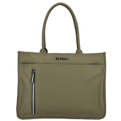 Enrico Benetti Waterproof Laptop Handtas Bergen 17&apos;&apos; Olijf