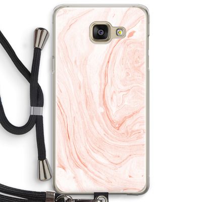 Peach bath: Samsung Galaxy A5 (2016) Transparant Hoesje met koord