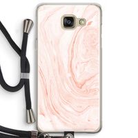 Peach bath: Samsung Galaxy A5 (2016) Transparant Hoesje met koord