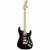 Fender American Performer Stratocaster HSS Black MN met gigbag