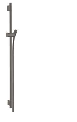 Hansgrohe Unica S Puro glijstang 90 cm met doucheslang, Brushed Black Chrome
