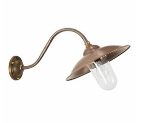 KS Verlichting Koperen muurlamp Vienna 58cm koperbrons 1240