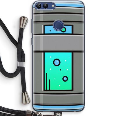 Chug Bottle: Huawei P Smart (2018) Transparant Hoesje met koord