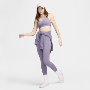 Nike One High Waisted Sportlegging Dames Lila maat XS