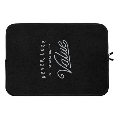 Never lose your value: Laptop sleeve 13 inch