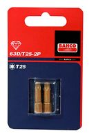 Bahco x2 bit t25 25mm 1/4"  diamond | 63D/T25-2P - 63D/T25-2P