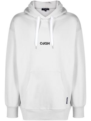 Comme des Garçons Homme hoodie à logo brodé - Gris