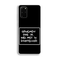 Schotelvod: Samsung Galaxy S20 Plus Transparant Hoesje