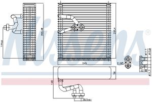 Verdamper, airconditioning NISSENS, u.a. für Saab, Vauxhall, Chevrolet, Opel