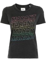 MARANT ÉTOILE t-shirt Ziliani à logo imprimé - Noir - thumbnail