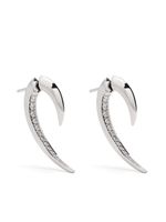 Shaun Leane boucles d'oreilles en or blanc 18ct ornées de diamants - Argent