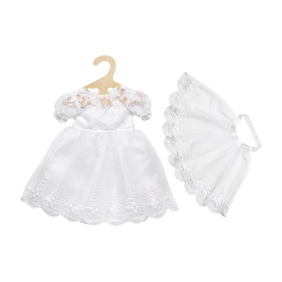 Heless poppen trouwjurk met sluier, 28-35 cm