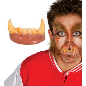 Horror weerwolf gebit/neptanden Halloween accessoire   -