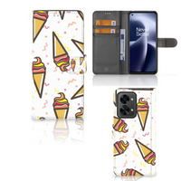 OnePlus Nord 2T Book Cover Icecream