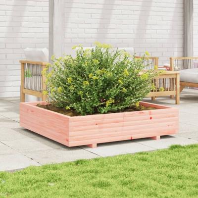 VidaXL Plantenbak 110x110x26,5 cm massief douglashout