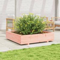 VidaXL Plantenbak 110x110x26,5 cm massief douglashout