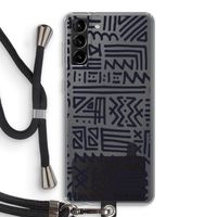 Marrakech print: Samsung Galaxy S21 Plus Transparant Hoesje met koord