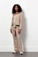 Soho flair bonded trousers - latte - 13437