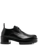 SAPIO chaussures Oxford à talon épais - Noir