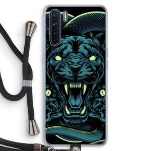 Cougar and Vipers: Oppo A91 Transparant Hoesje met koord