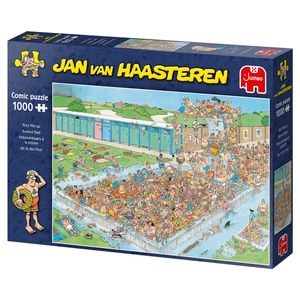 Jumbo puzzel 1000 stukjes Jan van Haasteren Bomvol bad