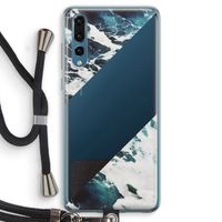 Golven: Huawei P20 Pro Transparant Hoesje met koord