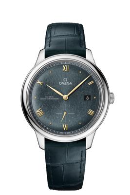 Horlogeband Omega 032Z016850 / 43413402010001 / 43413412010001 / De Ville Krokodillenleer Groen 19mm