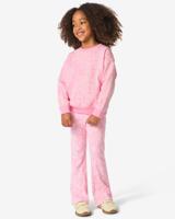 HEMA Kinderkledingset rib paisley roze (roze)