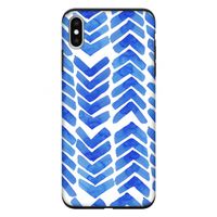 Blauwe pijlen: iPhone XS Max Tough Case