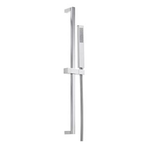 Tres Cuadro glijstang set 66 cm vierkant chroom