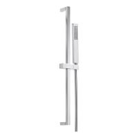 Tres Cuadro glijstang set 66 cm vierkant chroom