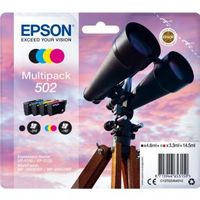 Epson 502 3.3ml 4.6ml 210pagina's 165pagina's Zwart, Cyaan, Magenta, Geel inktcartridge