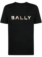 Bally t-shirt en coton biologique à logo imprimé - Noir