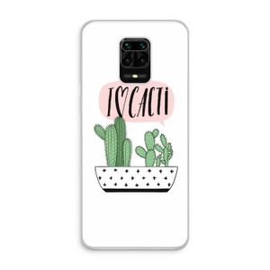 I love cacti: Xiaomi Redmi Note 10 Lite Transparant Hoesje