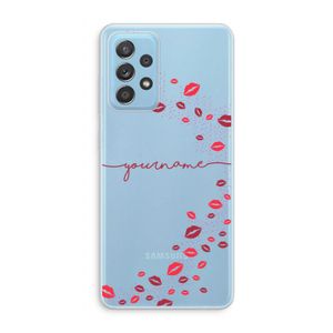 Kusjes: Samsung Galaxy A73 Transparant Hoesje
