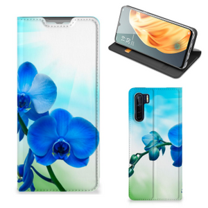 OPPO Reno3 | A91 Smart Cover Orchidee Blauw - Cadeau voor je Moeder