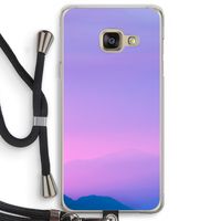 Sunset pastel: Samsung Galaxy A3 (2016) Transparant Hoesje met koord