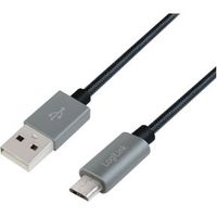 LogiLink CU0132 USB-kabel 1 m USB A (m) to USB C (m) grijs - thumbnail