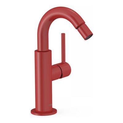 Bidetkraan Tres Study | Opbouw | Mengkraan | 1-hendel | Rond | Rood