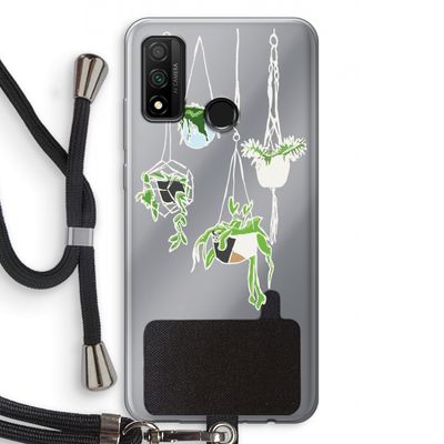 Hang In There: Huawei P Smart (2020) Transparant Hoesje met koord