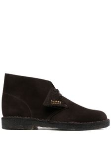 Clarks Originals bottines en daim à lacets - Marron