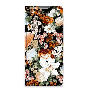 Smart Cover voor Samsung Galaxy S20 FE Dark Flowers
