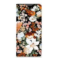 Smart Cover voor Samsung Galaxy S20 FE Dark Flowers - thumbnail